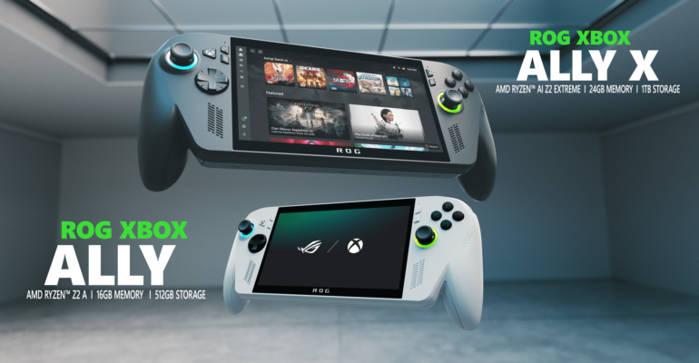 Microsoft and Asus announce two Xbox Ally handhelds with new Xbox full-screen experience