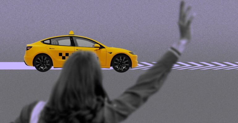 ‘We are the media now’: why Tesla’s robotaxis were dominated by Elon Musk superfans