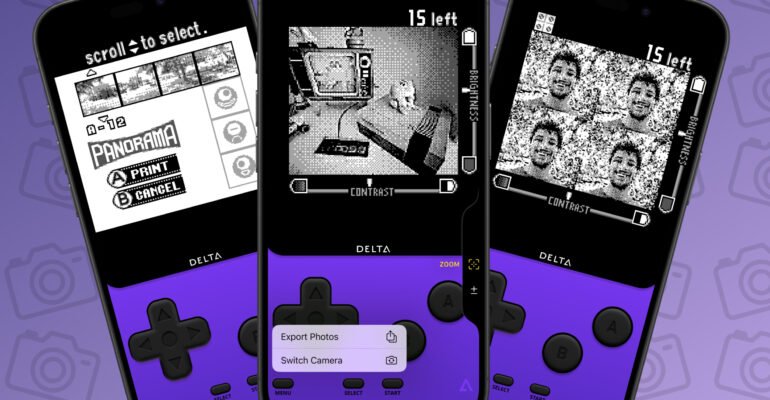 The creator of the Delta emulator made a Game Boy Camera-style app for your iPhone