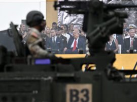 Tanks, guns and face-painting