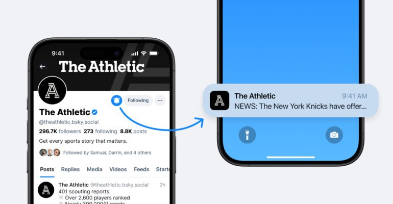 Bluesky can really keep up with the news now that it has activity notifications