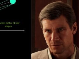 Nvidia gives fake Harrison Ford better hair using spheres