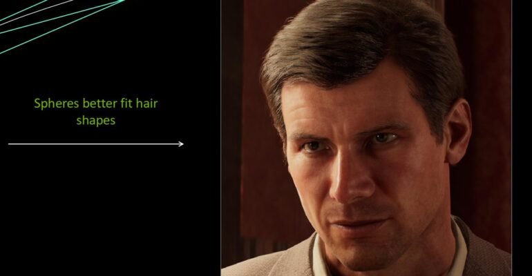 Nvidia gives fake Harrison Ford better hair using spheres