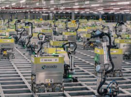 Inside the automated warehouse where robots are packing your groceries
