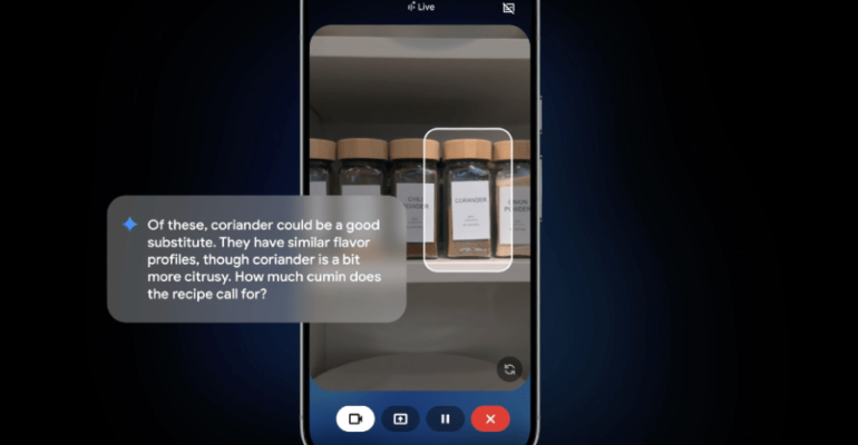 Google’s Gemini Live AI assistant will show you what it’s talking about