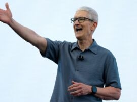 Tim Cook says Apple is ‘open to’ AI acquisitions
