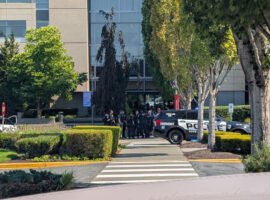 Microsoft locks down a building after protesters get inside president’s office