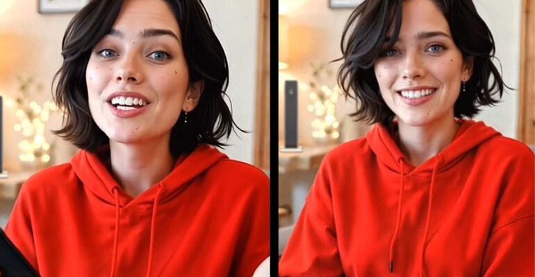 The influencer in this Vodafone ad isn’t real