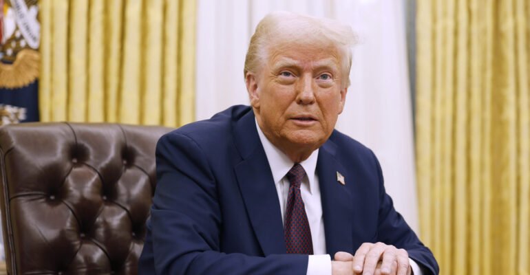 Trump posts, then pulls bizarre AI video promoting MedBed conspiracy