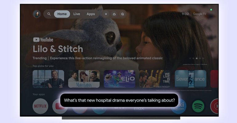 Gemini is coming to Google TV starting today