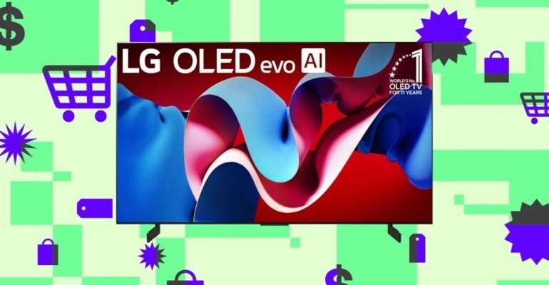 You can still snag LG’s C4 OLED TV at half the price 