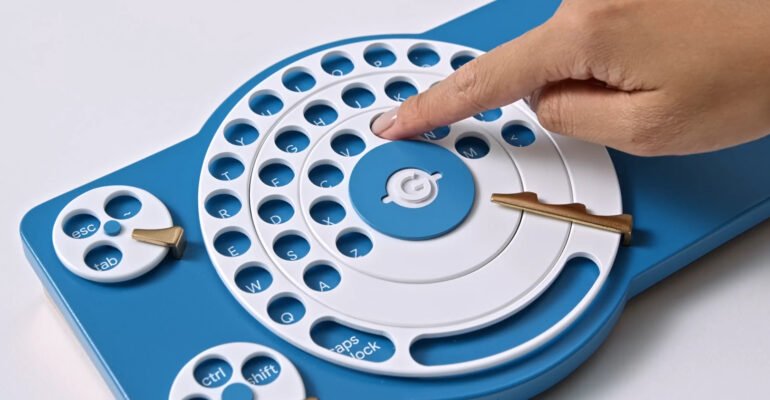 Google Japan’s concept keyboard is inspired by rotary phones
