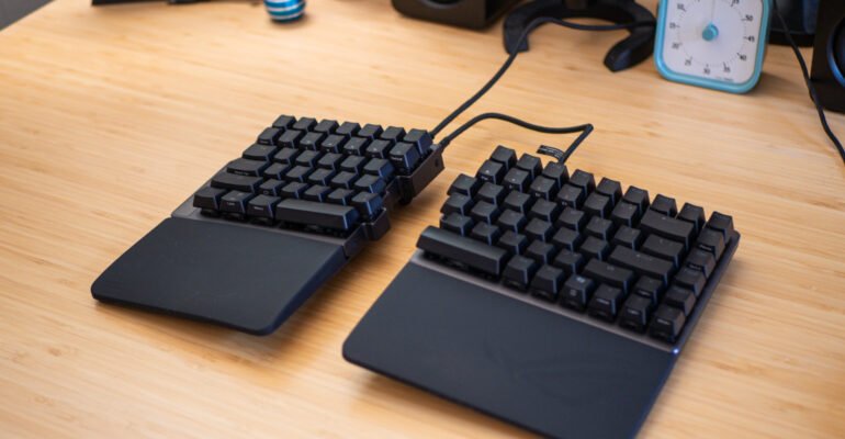 The Asus Falcata is an ambitious split ergo gaming keyboard that falls short