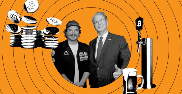 Bitcoin does cultural diplomacy in a dive bar