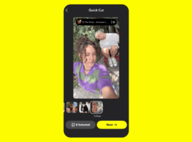 Snapchat’s new Quick Cut stitches a video together for you