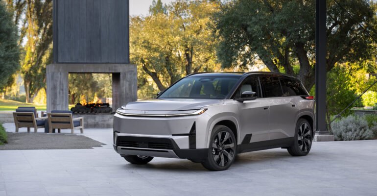 The Toyota Highlander is now a three-row electric SUV with 320 miles of range