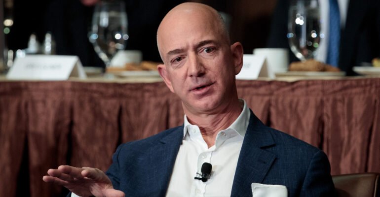 Amazon CEO Jeff Bezos Addresses Economic Club Of New York