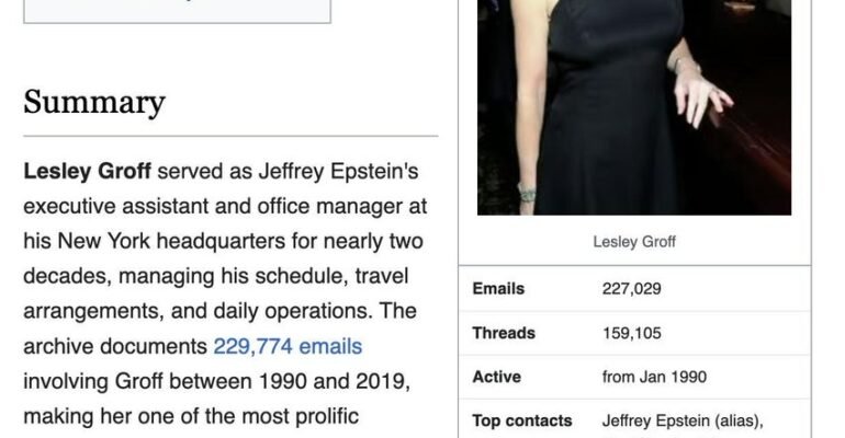 Jikipedia turns Epstein’s emails into an encyclopedia of his powerful friends