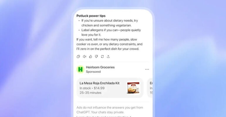 ChatGPT’s cheapest options now show you ads