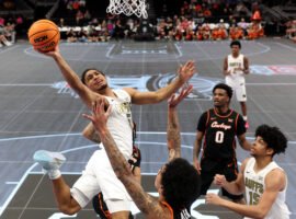The Big 12 basketball tournament is ditching slippery LED courts for hardwood