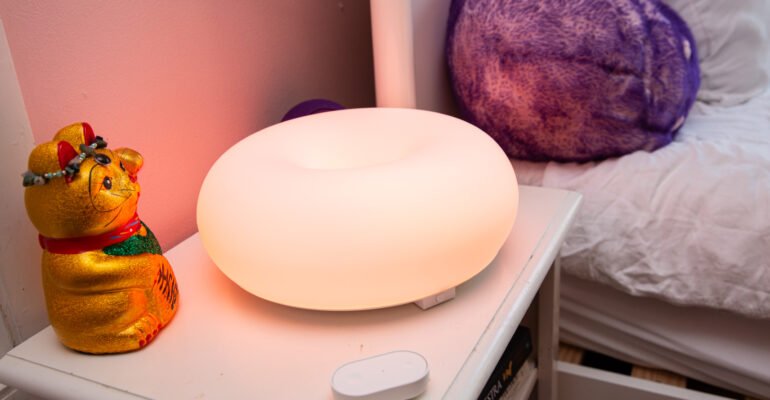 Ikea’s smart donut lamp is a sweet treat