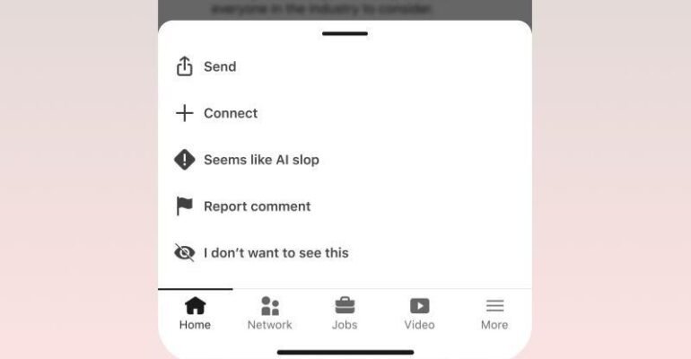 Over 1 million people have clicked LinkedIn’s AI slop button