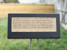 Distraction-free writing gadget BYOK is adding custom extensions