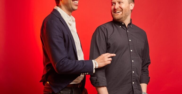Switched on Pop’s Nate Sloan and Charlie Harding love fresh vegetables and guitar pedals