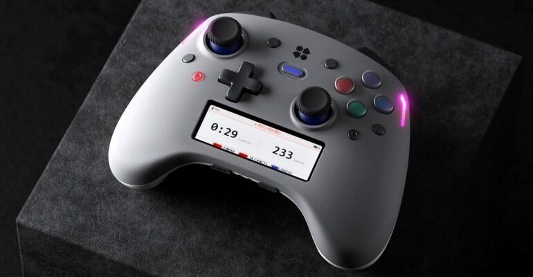Genki’s new customizable controller has a big screen and adjustable buttons