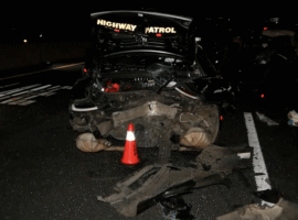 Tesla driver says he was asleep and using FSD when he crashed into highway patrol cars